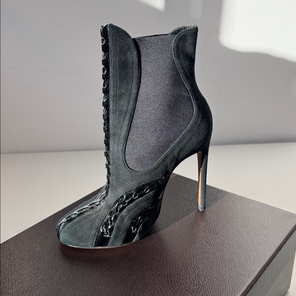 Alaia NIB Black Heeled Boots